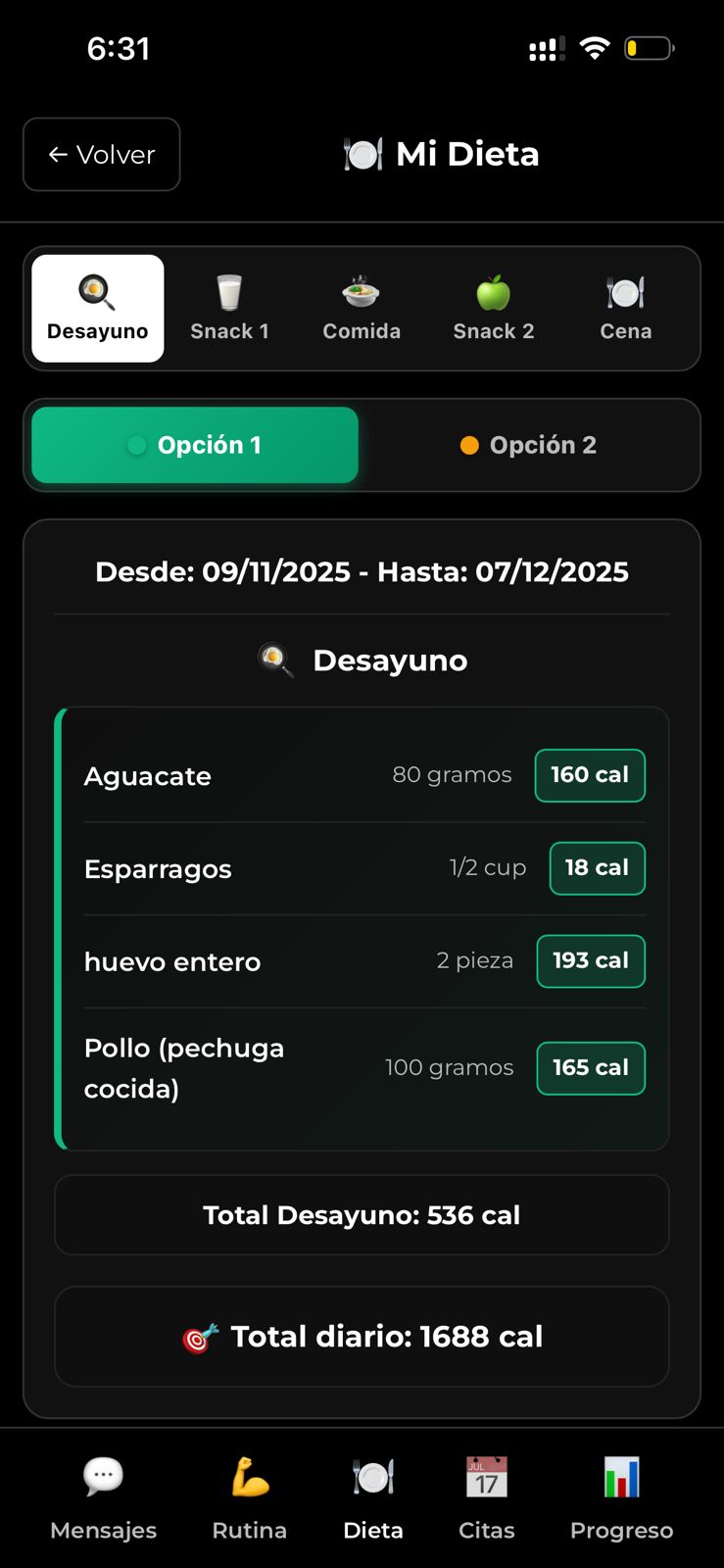 dNutrition - Planes Nutricionales